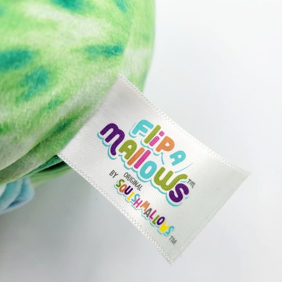 Squishmallows Flip A Mallows Rocio Triceratops & Shantira Pterodactyl Dinosaur - Picture 4 of 11